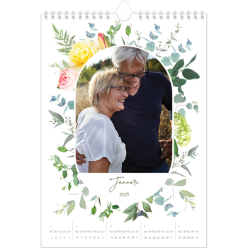 Fotokalender A4 — Klassieke bloemen