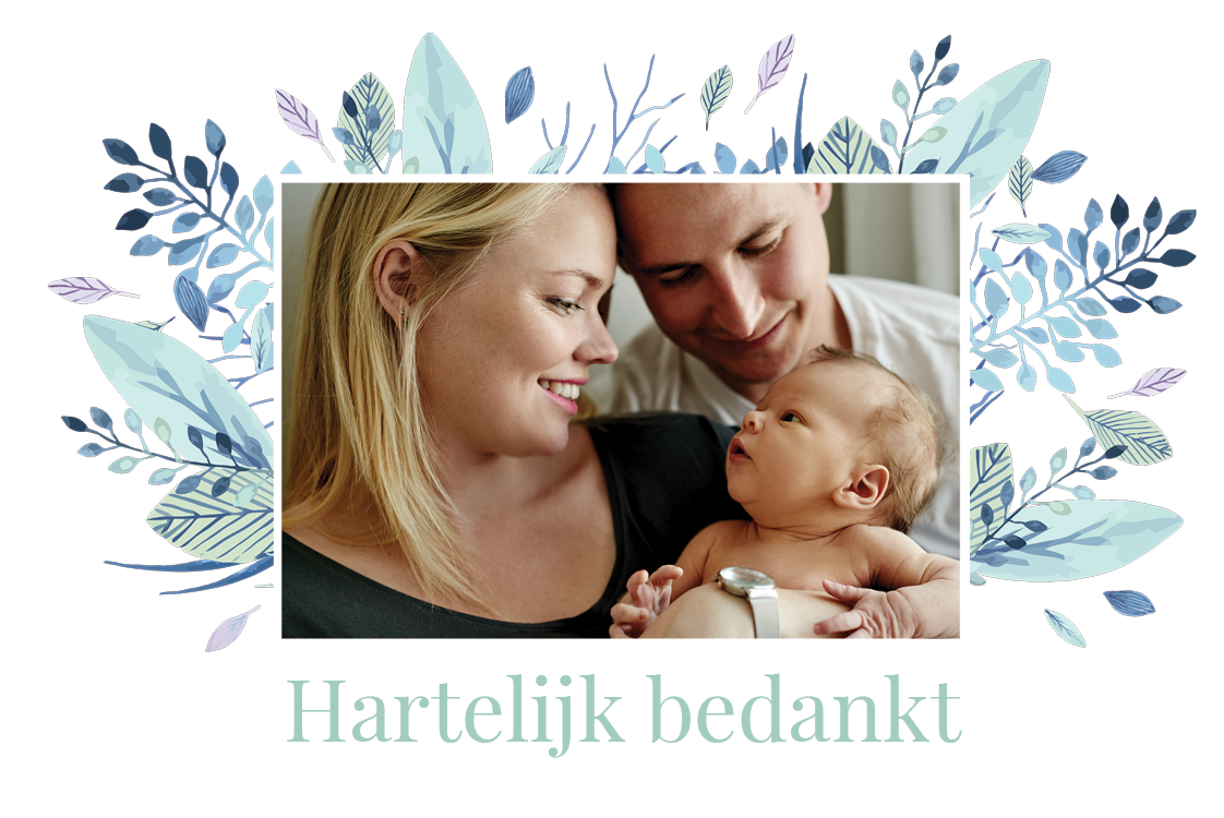 Bedankkaarten — Takjesmotief