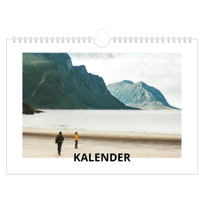 Fotokalender A4 — Witte randen [omslag]
