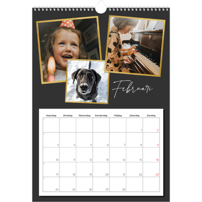 A3 Jaarkalender — Herinneringen verzamelen [Februari]