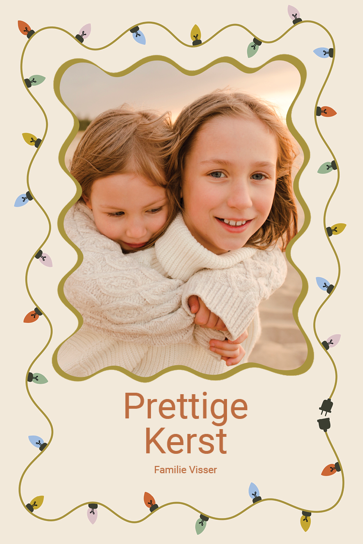 Fotokaarten — Feestelijke lampjes