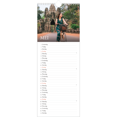 Smalle kalender  — Schreefletters [omslag]