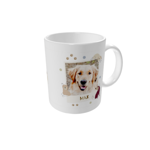Mok bedrukken — Speelse puppy