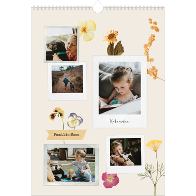 A3 Jaarkalender — Vintage scrapbook [omslag]
