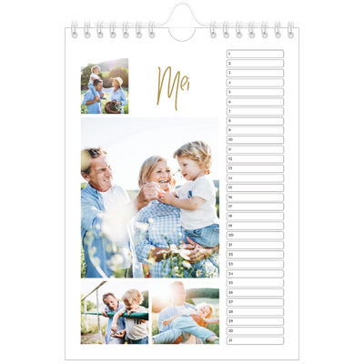 Fotokalender A5 — Handgeschreven [Mei]