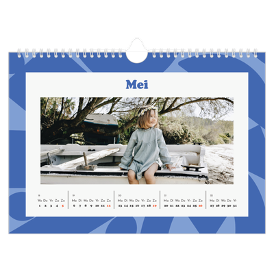 Fotokalender A4 — Speelse patronen [omslag]