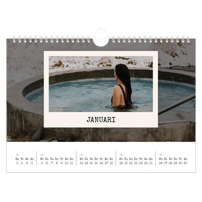 Fotokalender A4 — De portretselectie [Januari]