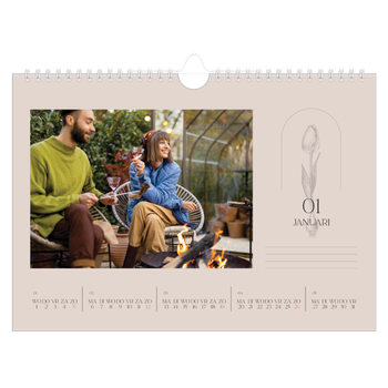 Fotokalender A4 — Simpel botanisch