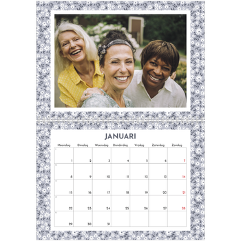 Fotokalender A4 Dubbel — In volle bloei