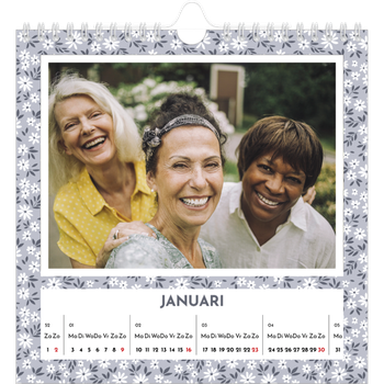 Fotokalender Vierkant — In volle bloei