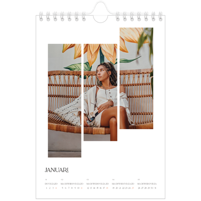 Fotokalender A5 — Reismozaïeken [Januari]