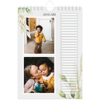Fotokalender A5 — Bloemen splash