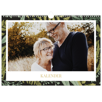 Fotokalender A3 — Gebloemd behang [omslag]