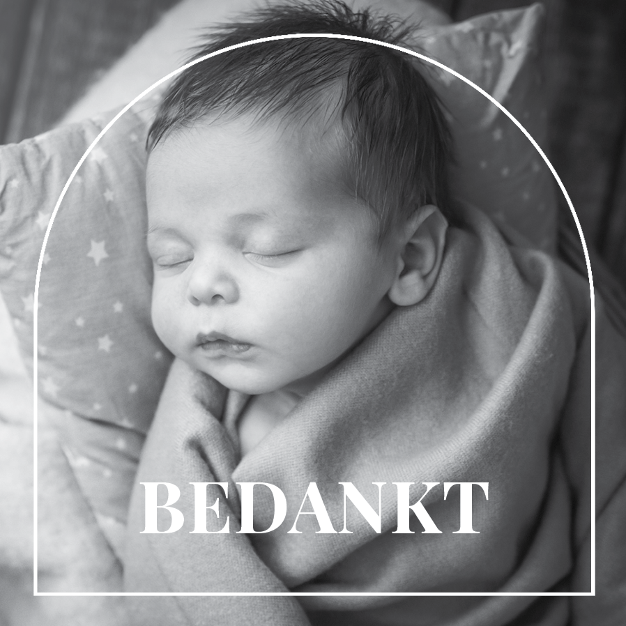 Bedankkaarten — Moderne initiaal