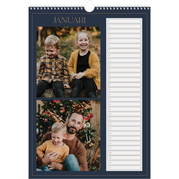 Fotokalender A3 — Pruisisch blauw