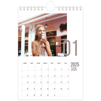 Fotokalender A5 — Maandnummers