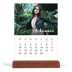Bureaukalender met houten standaard  — Schuingedrukte letters [Februari]