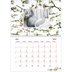 Fotokalender A4 Dubbel (30 x 40 cm) — Kleurrijke bloemenachtergrond [Mei]