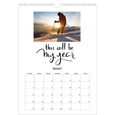 A3 Jaarkalender — Citaten [Januari]