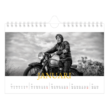 Fotokalender A5 — Historische stijl