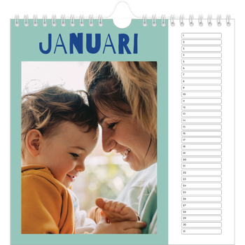 Fotokalender Vierkant — Vrolijk & kleurrijk