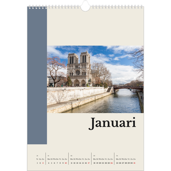 Fotokalender A3 — Bezienswaardigheden van de wereld