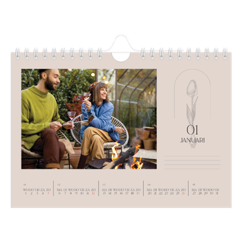 Fotokalender A5 — Simpel botanisch