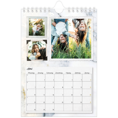 Fotokalender A5 — Fotocollage [April]