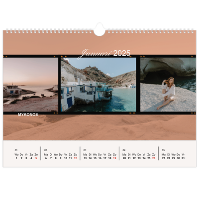 Fotokalender A3 — Zin in avontuur [Januari]