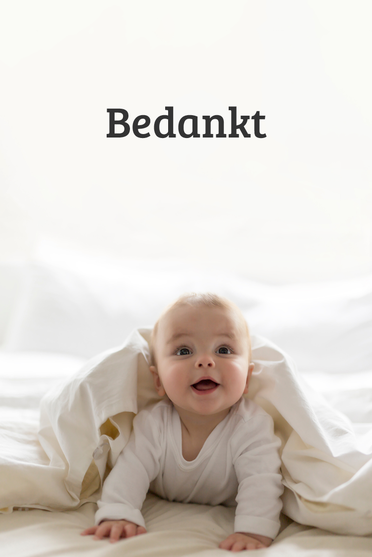 Bedankkaarten — Geboortedetails - icoon