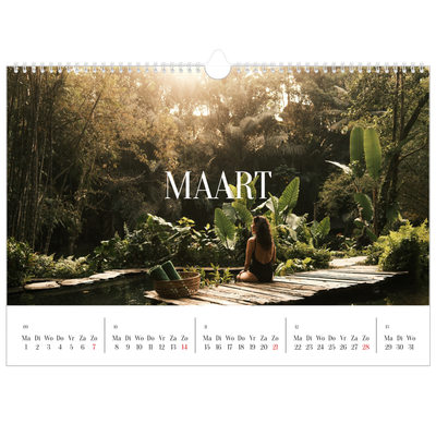 Fotokalender A3 — Eindeloze ontsnapping [Maart]