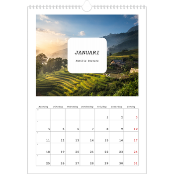 Fotokalender A3 — Het volledige verhaal