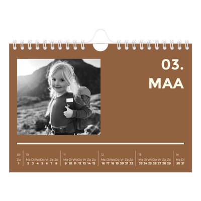 Fotokalender A5 — Modern en gedurft [Maart]