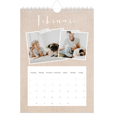 Fotokalender A5 — Scrapbook kalender [Februari]