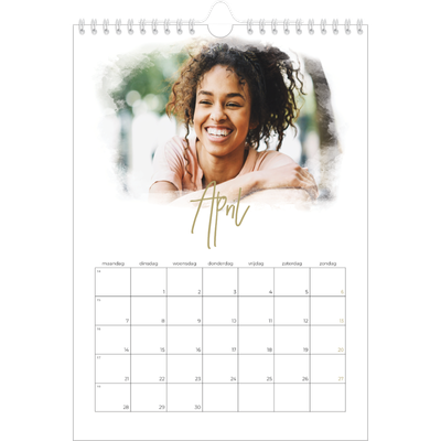Fotokalender A4 (20 x 30 cm) — Foto effect [April]