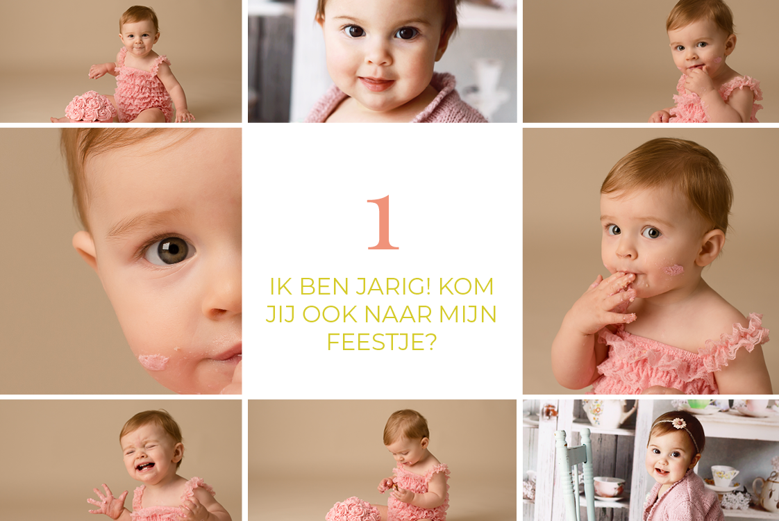 Uitnodigingen — Verjaardagscollage