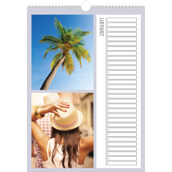 Fotokalender A3 — Kleurrijke kaders