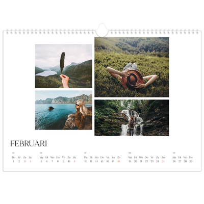 Fotokalender A3 — Surfing sunsets [Februari]