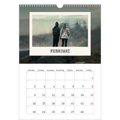 A3 Jaarkalender — De portretselectie [Februari]