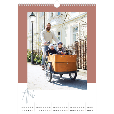 A3 Jaarkalender — Aardse frames [April]