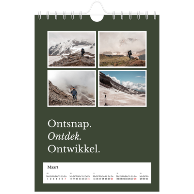 Fotokalender A5 — Redactionele Aarde [Maart]
