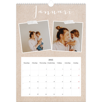 Fotokalender A3 — Scrapbook kalender