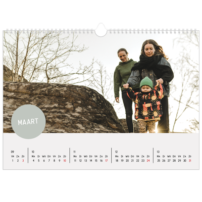 Fotokalender A3 — Fotosticker [Maart]