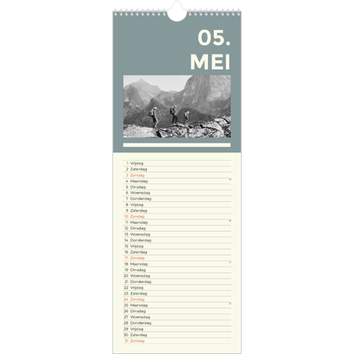 Smalle kalender  — Modern en gedurft [omslag]