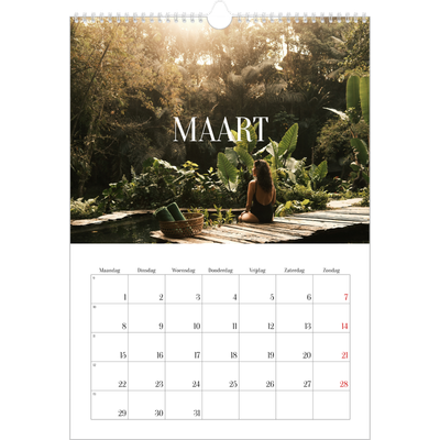 A3 Jaarkalender — Eindeloze ontsnapping [Maart]