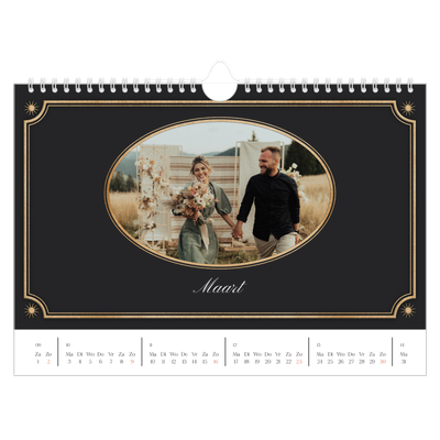 Fotokalender A4 — Klassiek vintage [Maart]