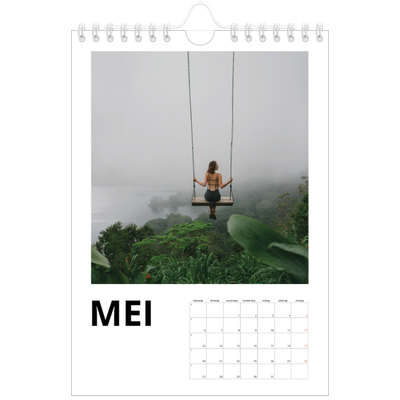 Fotokalender A5 — Witte randen [omslag]