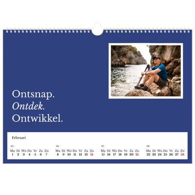 Fotokalender A3 — Redactionele Aarde [Februari]