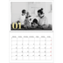 Fotokalender A4 Dubbel (30 x 40 cm) — Grote glitter cijfers [Januari]