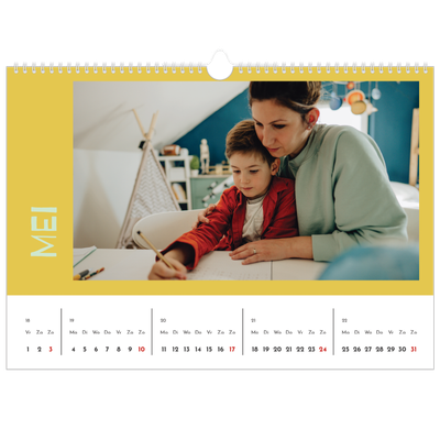 Fotokalender A3 — Vrolijk & kleurrijk [omslag]